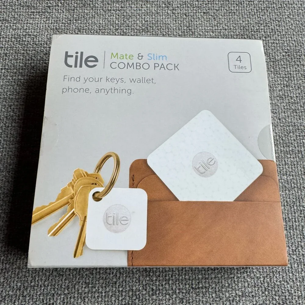 Tile RT16004 Mate and Slim Combo Item Tracker - White/Gray New Seal